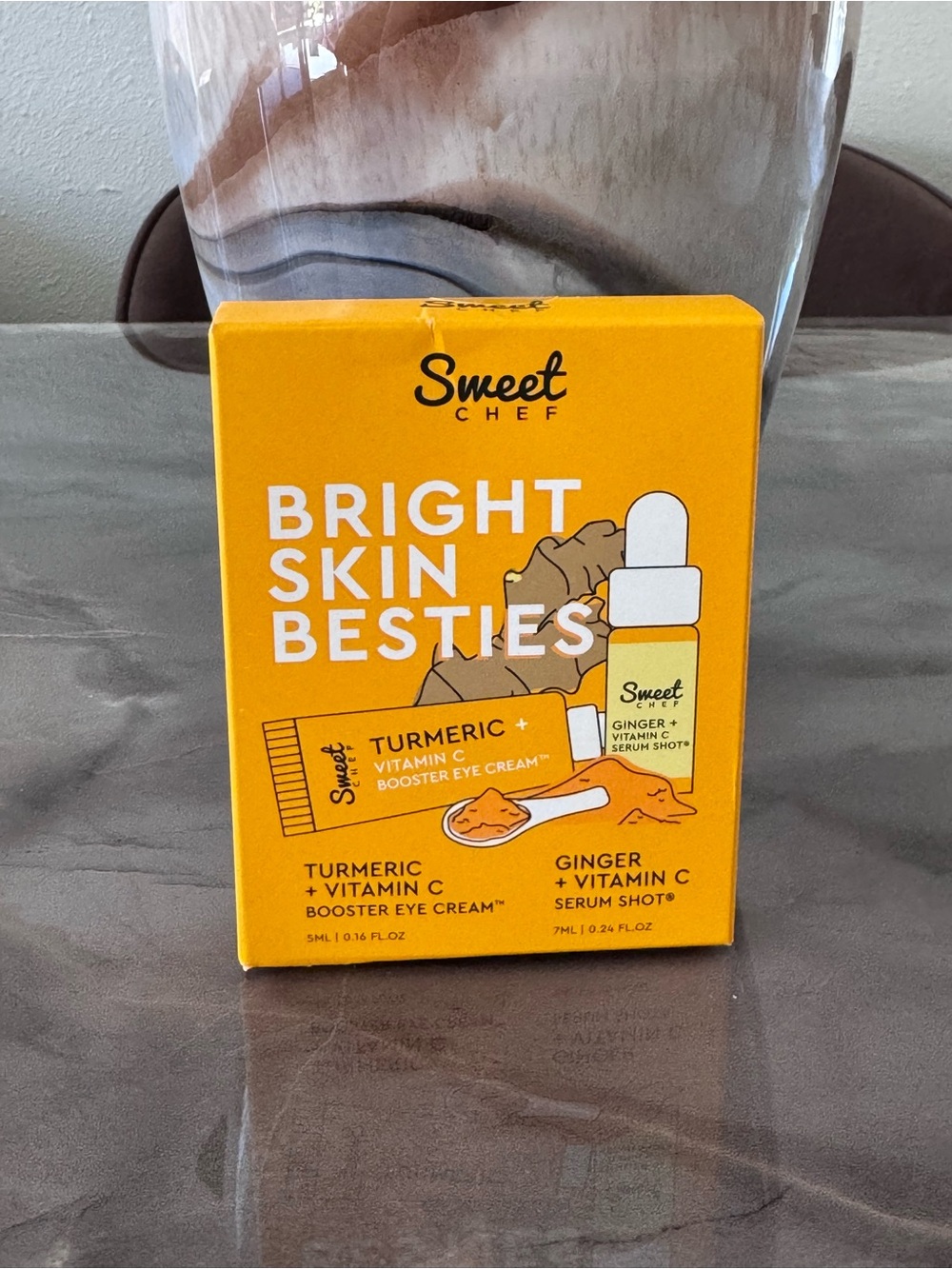 Sweet Chef Bright Skin Besties Turmeric & Ginger Skincare Set